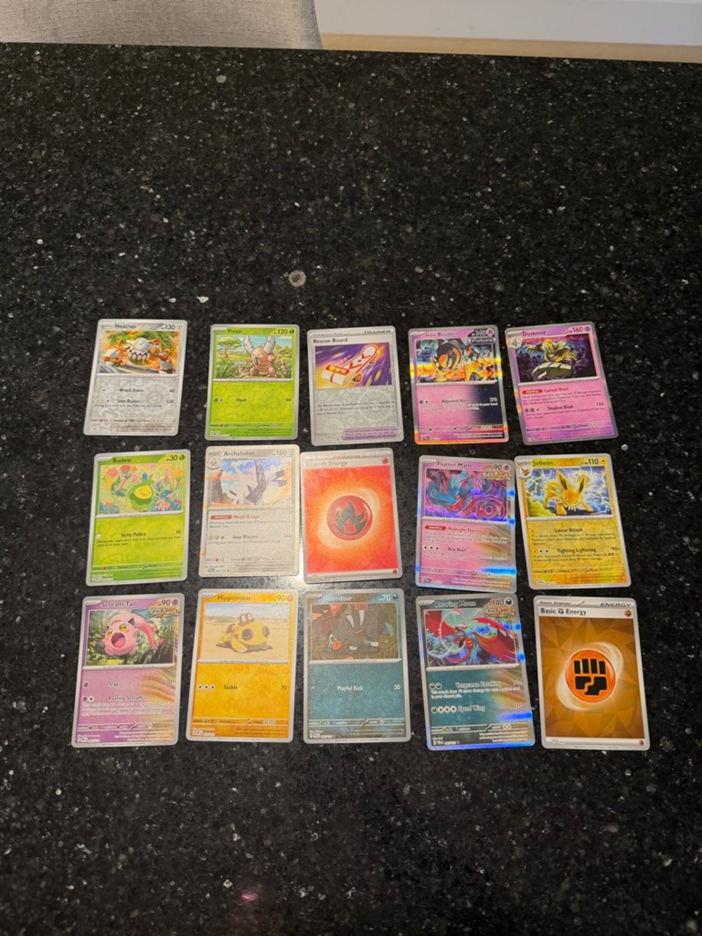 15 Assorted Holo Pokémon Trading Cards + Poster